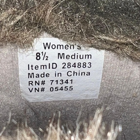 LL Bean Carrabassett Faux Fur Snow Boots Women 8½ M Brown Lace Knee High 284883 - Picture 8 of 8